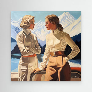 By the Lake in Saint Moritz 