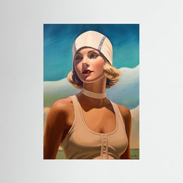 "Laura" as an Art Deco poster