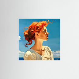 "Vent d'été" as an Art Deco poster