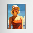 Poster: Baigneuse au Maillot Rouge 4