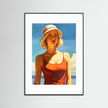 Poster: Baigneuse au Maillot Rouge 4