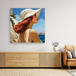 Femme au Chapeau Blanc