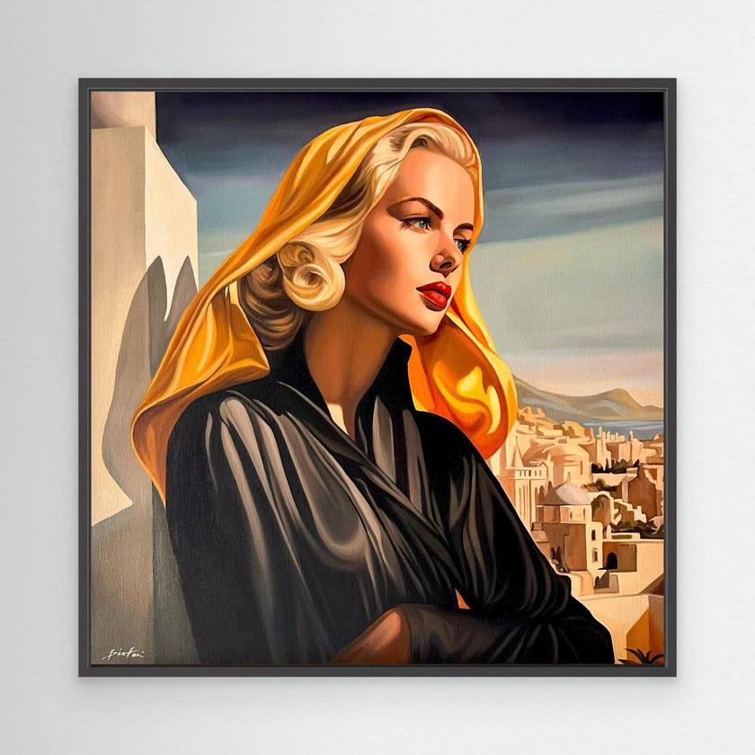 Nostalgie du Village Canvas